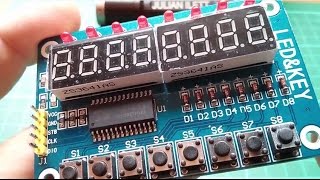 Project TM1638 8Digit 7Segment LED Display Module 1 [upl. by Durante]