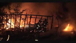 Working Fire At 3900 Georgia In Gary Indiana On 081011 [upl. by Ydisac572]