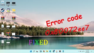 How to fix windows 11 update error code 0x80072ee7  Fix microsoft error code 0x80072ee7 fix [upl. by Nahguav313]