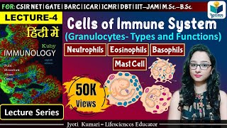 Immunology Cells of Immune System Neutrophils Eosinophils Basophils amp mast cells  Lecture4 [upl. by Airtap]