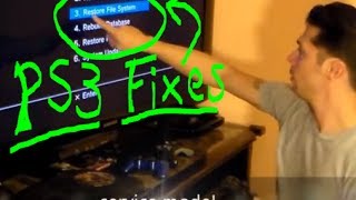 EASY MOST COMMON PS3 FIXES EVER [upl. by Neeleuqcaj]