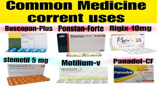 Common Medicine corrent uses  PanadolCF MotiliumV Stemetil5mg ponstanforte BuscopanPlus [upl. by Cornelia]