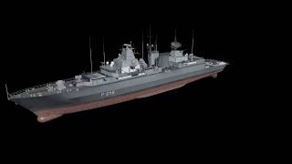 f123 brandenburg class frigate [upl. by Ened]