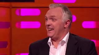 Classic Graham Norton  Greg Davies at the BBC Party [upl. by Ltihcox]