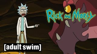 Rick and Morty  Rick vs Dragon  Adult Swim UK 🇬🇧 [upl. by Hugh]