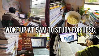 12hr continuous study sessions 💪 a productive day in my life UPSC 2024 prelims STUDY VLOG [upl. by Miquela]