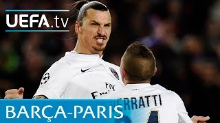 Barcelona v Paris SaintGermain UEFA Champions League highlights [upl. by Fosdick]