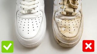 HOW TO GET CREASES OUT OF AIR FORCE 1S [upl. by Tracie]