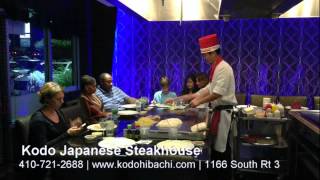 Kodo  Hibachi  Sushi  Japanese Steakhouse  Crofton MD  Gambrills MD [upl. by Glendon]