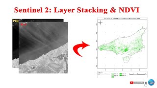 Comment calculer lindice de végétation NDVI pour Sentinel 2 [upl. by Thanos]