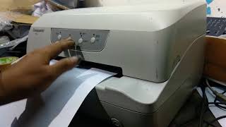 Cara Tes manual printer compuprint sp40 plus [upl. by Charley466]