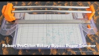 ProCisionRotary Bypass Paper Trimmer by Fiskars [upl. by Suidualc]