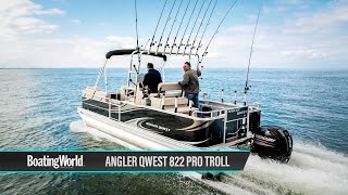 Angler Qwest 822 Pro Troll – Boat Test [upl. by Eustis]