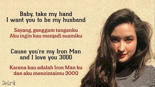 I Love You 3000  Stephanie Poetri 🇮🇩🇮🇩 Lyrics video dan terjemahan [upl. by Phyllida]