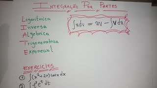 Integração por Partes Integral por parte Detalhado [upl. by Oriaj332]