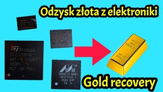 Złoto z elektroniki złoto odzysk gold goldrecovery [upl. by Mauri]