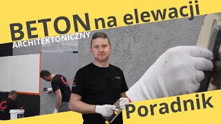 BETON ARCHITEKTONICZNY na ELEWACJI  Poradnik krok po kroku Tynk zewnętrzny polimerowy  Instrukcja [upl. by Jareb]