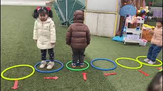 Kindergarten PE Games and Activities Part 2  Outdoor games for preschool [upl. by Bergren]