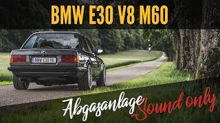 BMW E30 V8 SOUND  acceleration revs ALPINA exhaust  AWP [upl. by Sallee]