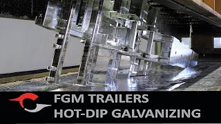 Hotdip galvanizing FGM Trailers [upl. by Etnoek]