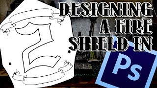 HOW TO DESIGN A FIRE HELMET SHIELD USING PHOTOSHOP [upl. by Nnainot488]