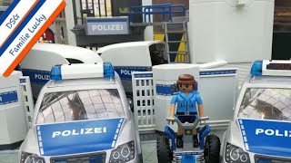 Playmobil Polizei Feuerwehr Krankenwagen Film  Der Taschendieb  Kinderfilm von Familie Lucky [upl. by Delcina]