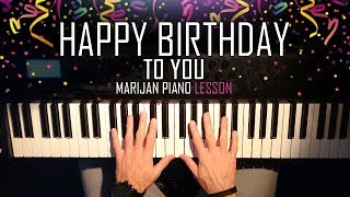 How To Play Happy Birthday To You  Piano Tutorial Lesson [upl. by Atipul77]