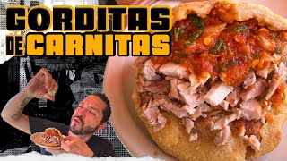 LAS GORDITAS de CARNITAS con CHICHARRÓN EXTREMADAMENTE DELICIOSAS [upl. by Dottie]