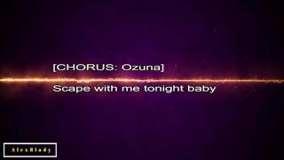 Escápate conmigo English Lyrics Wisin feat Ozuna [upl. by Ssac]