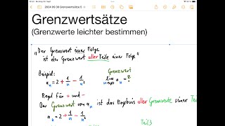 einfach erklärt  Folgen  Grenzwertsätze mit Beispielen Mathe 11 [upl. by Hoeg]