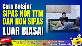 Cara Belajar Layanan Sipas Non TTM dan Non Sipas [upl. by Socram]