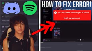 HOW TO FIX DISCORD PAUSING SPOTIFY GLITCH EASY [upl. by Radec358]