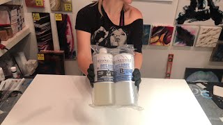 Stone Coat Countertop “Artist Resin” product review [upl. by Schaaff]