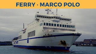 Arrival of ferry MARCO POLO Trelleborg TTLine [upl. by Natal]