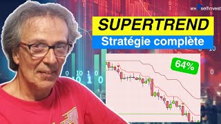 Le SuperTrend analyse et trading automatique avec Eric Lefort [upl. by Lilithe]