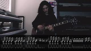 Pierce The Veil  A Match Into Water  GUITAR COVER 2022  Screen Tabs [upl. by Ellerihs]