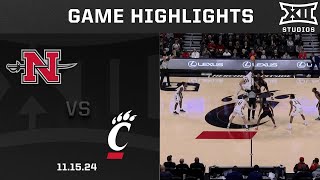 Nicholls vs 17 Cincinnati Game Highlights  202425 Big 12 Mens Basketball [upl. by Hittel]