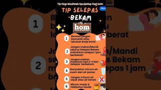 Tips selepas berbekam [upl. by Rayner]