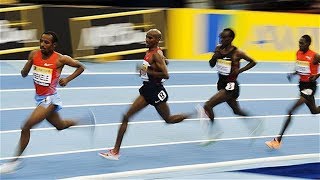 Mo Farah vs Eliud Kipchoge at Two Mile UK Indoor 2012 [upl. by Areema387]