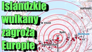 Liczne roje trzęsień ziemi na Islandii Może dojść do poważnej erupcji wulkanicznej [upl. by Nyrrek209]