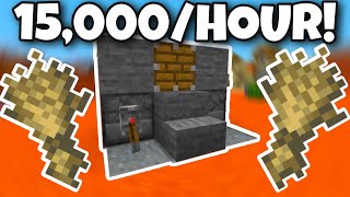 EASY Minecraft Auto Wheat Farm 116 15000 Wheat Per Hour [upl. by Woo]