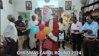 Christmas carol round 2024  CSI St Lukes church Mandaveli  Chennai  3rd Dec 2024  Santa dance🎅 [upl. by Gavin]