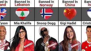 Celebrities Banned In Other Countries [upl. by Puna]