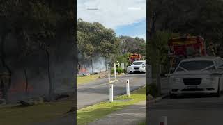 Moment MAFS 2025 wedding is disrupted by bushfire  shorts yahooaustralia [upl. by Fi106]