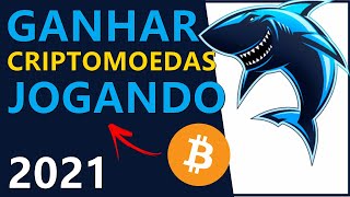 GANHAR BITCOIN JOGANDO  SHARKOIN [upl. by Assyla]