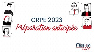 CRPE 2023  Préparation anticipée [upl. by Linnette]