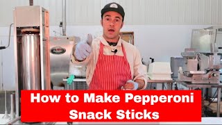 How to make Snack SticksPepperoni Sticks Recipe [upl. by Betteanne]