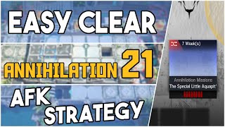 Annihilation 21  The Special Little Aquapit  AFK Easy Strategy 【Arknights】 [upl. by Alicea796]