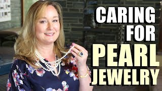 How To Care For And Clean Your Pearl Jewelry  Jill Maurer [upl. by Haorbed3]