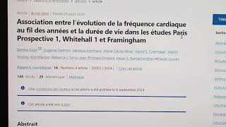 Lévolution de ta fréquence cardiaque prédit ton espérance de vie [upl. by Aryk]